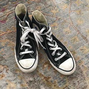Size 8 Classic Converse High-tops. Lightly used.